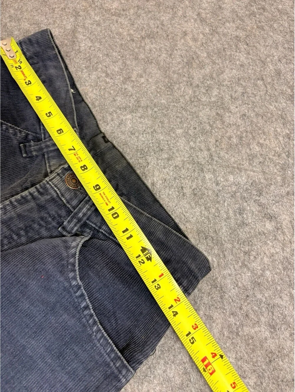 Vintage Levis 517 Corduroy Pants Mens 28x32 Blue Bootcut 5 Pocket USA 80s